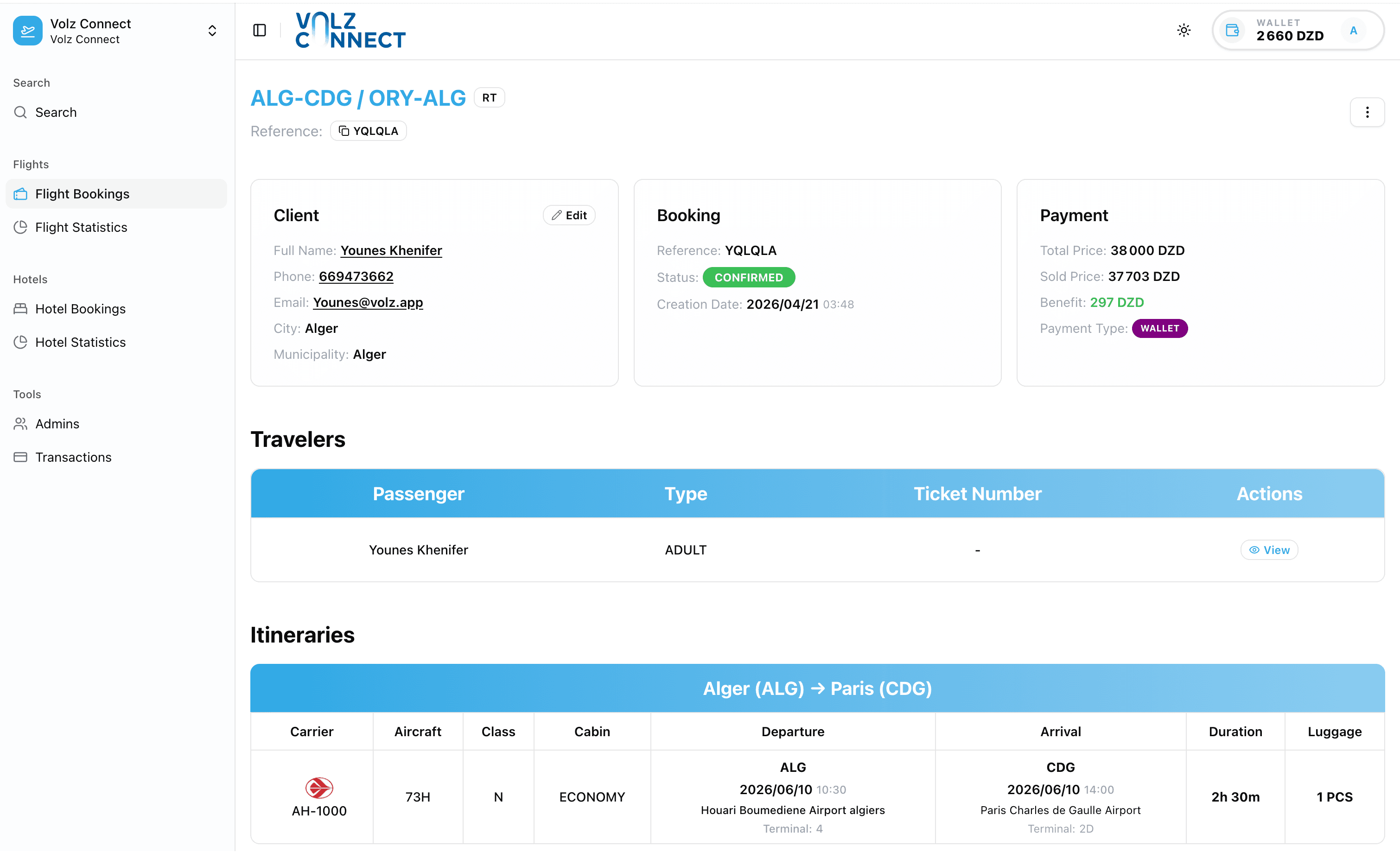 Flight Details