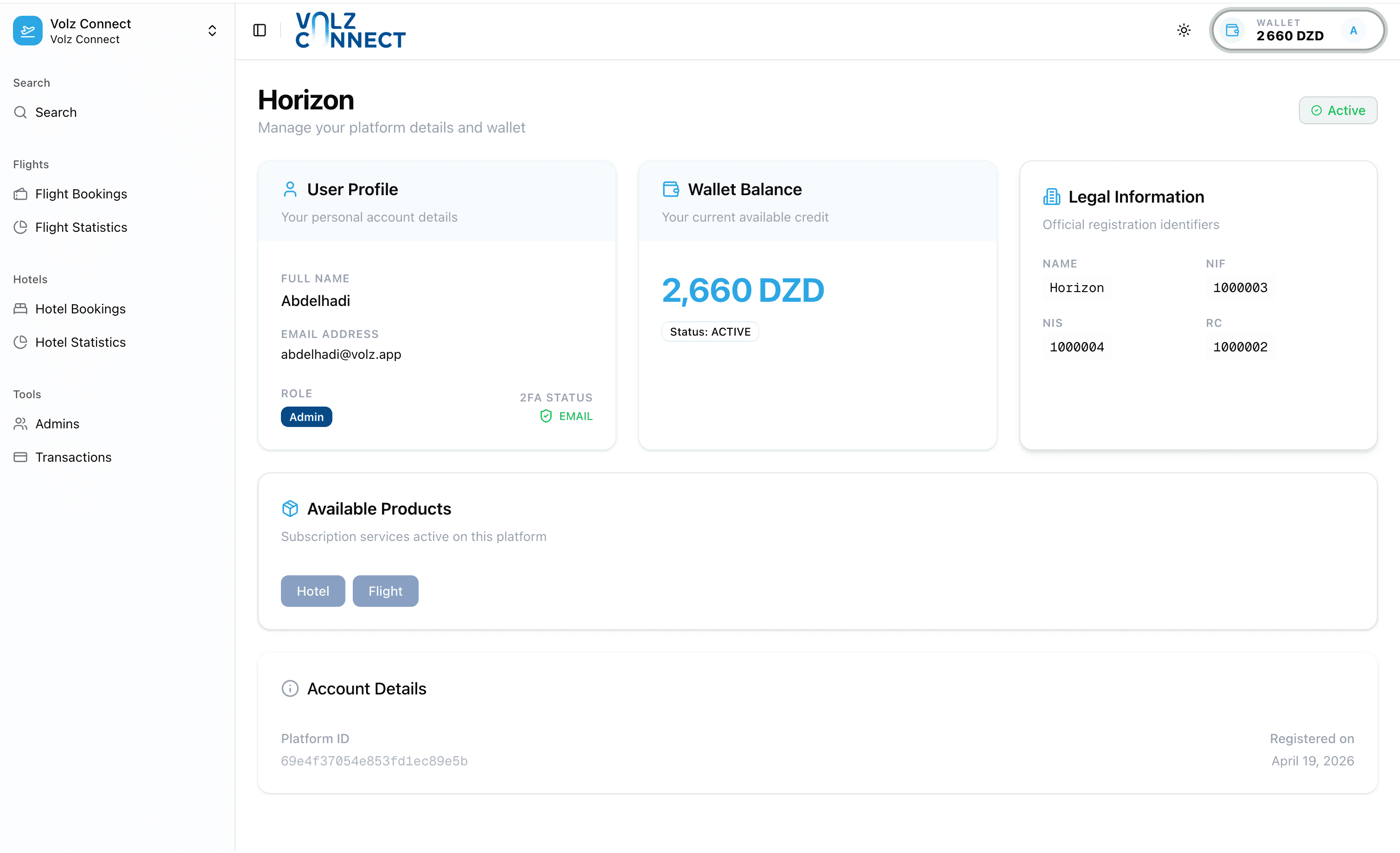 Profile Overview
